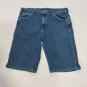 Dickies Men’s Blue Denim Shorts Size 36 Relaxed Fit Workwear